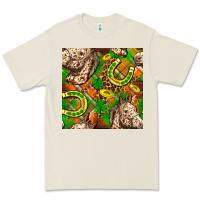 Bone St. Patrick's Day Horse With Horseshoes Seamless Premium Tee - FaDigitalArtStudio