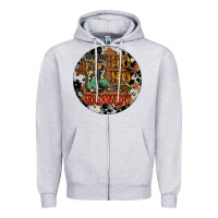 Heather Grey Christmas Cowboy Boots Zipper Hoodie - RanaPortraitStore