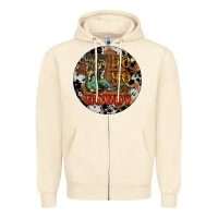 Sandshell Christmas Cowboy Boots Zipper Hoodie - RanaPortraitStore