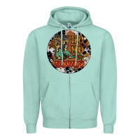 Seafoam Christmas Cowboy Boots Zipper Hoodie - RanaPortraitStore