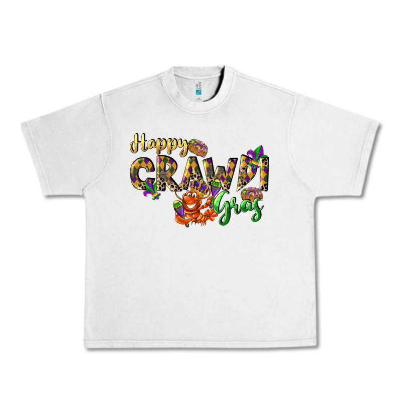 Happy Crawdi Gras Urban Heavy Tee by LillyAllenDesigns | Teevron