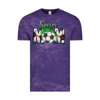 Cloud Purple Soccer Mom Vintage Tee - CowhideDigitalArt