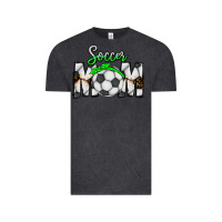 Vintage Black Soccer Mom Vintage Tee - CowhideDigitalArt