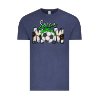Vintage Denim Soccer Mom Vintage Tee - CowhideDigitalArt