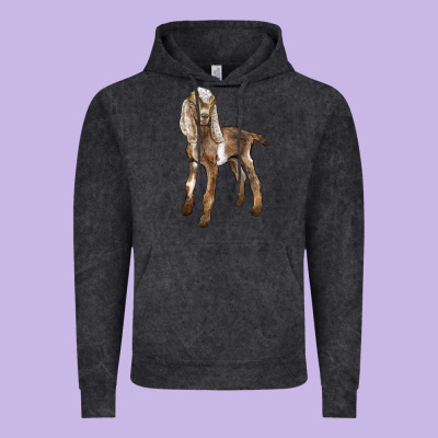 Baby Nubian Goat Vintage Hoodie Designed By Lillyallendesigns