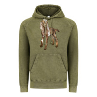 Vintage Olive Baby Nubian Goat Vintage Hoodie - LillyAllenDesigns