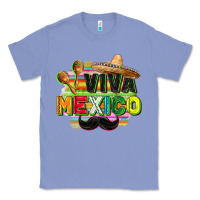 Colony Blue Viva Mexico Classic Tee - FaDigitalArtStudio