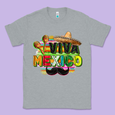 Viva Mexico Classic Tee Designed By Fadigitalartstudio