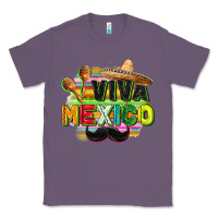 Lavender Viva Mexico Classic Tee - FaDigitalArtStudio