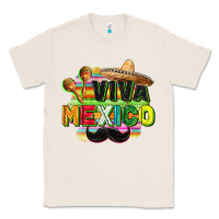 Natural Viva Mexico Classic Tee - FaDigitalArtStudio
