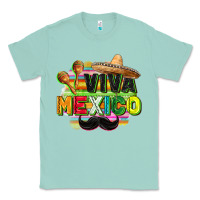Seafoam Viva Mexico Classic Tee - FaDigitalArtStudio