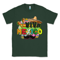 Sports Green Viva Mexico Classic Tee - FaDigitalArtStudio