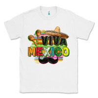 White Viva Mexico Classic Tee - FaDigitalArtStudio