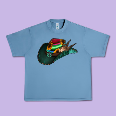 Aztec Sunflower Cowboy Hat Urban Heavy Tee Designed By Jasminsmagicworld