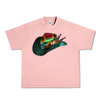 Salmon aztec sunflower cowboy hat Urban Heavy Tee - Jasminsmagicworld