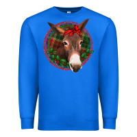 True Royal Christmas donkey with bandana Premium Sweatshirt - Jasminsmagicworld