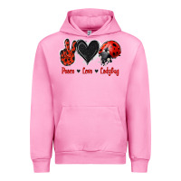 Peace Love Ladybug Urban Hoodie | Teevron