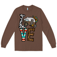 Chestnut love caravan Long Sleeve Tee - CowhideDigitalArt