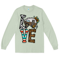 Matcha love caravan Long Sleeve Tee - CowhideDigitalArt