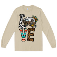 Mushroom love caravan Long Sleeve Tee - CowhideDigitalArt