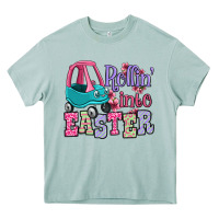 Arona Easter Day Rollin into Easter toddler car Heavy Core Tee - OliviaCreatesArt