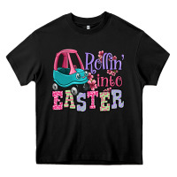 Black Easter Day Rollin into Easter toddler car Heavy Core Tee - OliviaCreatesArt