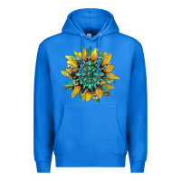 True Royal sunflower with gemstone and cowhide Premium Hoodie - Artiststas