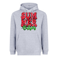 Heather Grey summer vibes watermelon Heavyweight Hoodie - Jasminsmagicworld