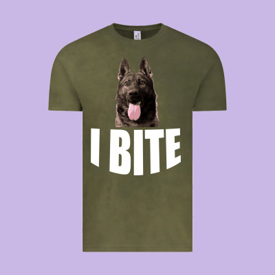 I Bite Vintage Tee Designed By Bettercallsaul
