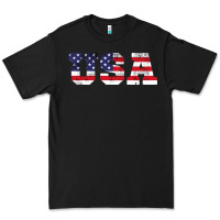 Black usa Premium Tee - DesigneFamous