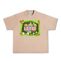 Burro Oh how he loves us Easter Day Urban Heavy Tee - LillyAllenDesigns