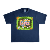 Navy Oh how he loves us Easter Day Urban Heavy Tee - LillyAllenDesigns