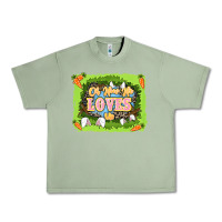 Oil Green Oh how he loves us Easter Day Urban Heavy Tee - LillyAllenDesigns