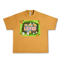 Peanut Butter Oh how he loves us Easter Day Urban Heavy Tee - LillyAllenDesigns