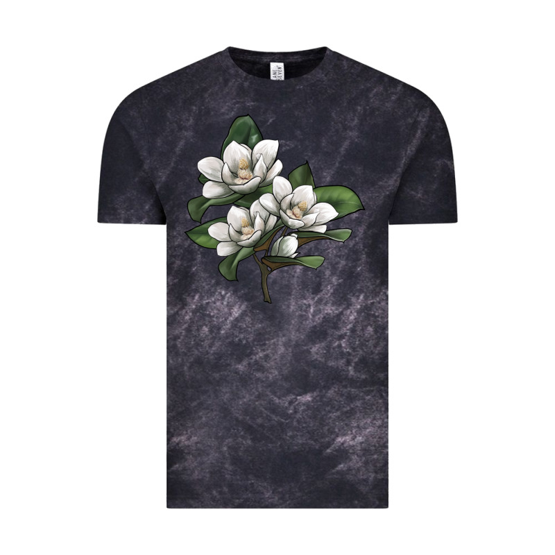 Magnolia Flower Illustration Vintage Tee by LillyAllenDesigns | Teevron