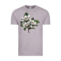 Vintage Zinc Magnolia Flower Illustration Vintage Tee - LillyAllenDesigns