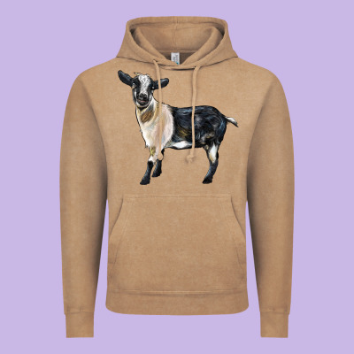 Tennessee Fainting Goat Vintage Hoodie Designed By Lillyallendesigns
