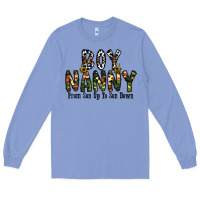 Colony Blue boy nanny from son up to son down Long Sleeve Tee - CowhideDigitalArt