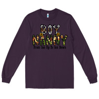 Plum boy nanny from son up to son down Long Sleeve Tee - CowhideDigitalArt