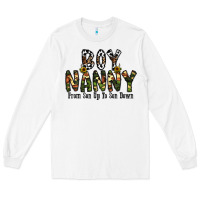 White boy nanny from son up to son down Long Sleeve Tee - CowhideDigitalArt