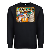 Black autumn sheeps Premium Sweatshirt - Jasminsmagicworld