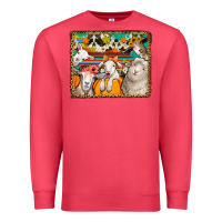 Cardinal autumn sheeps Premium Sweatshirt - Jasminsmagicworld