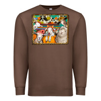 Chestnut autumn sheeps Premium Sweatshirt - Jasminsmagicworld
