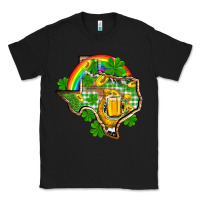 Black Texas St. Patrick's Day Classic Tee - OliviaCreatesArt