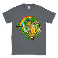 Charcoal Heather Texas St. Patrick's Day Classic Tee - OliviaCreatesArt