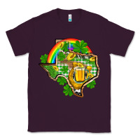 Plum Texas St. Patrick's Day Classic Tee - OliviaCreatesArt
