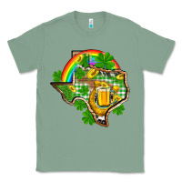 Sage Texas St. Patrick's Day Classic Tee - OliviaCreatesArt