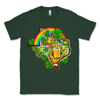 Sports Green Texas St. Patrick's Day Classic Tee - OliviaCreatesArt