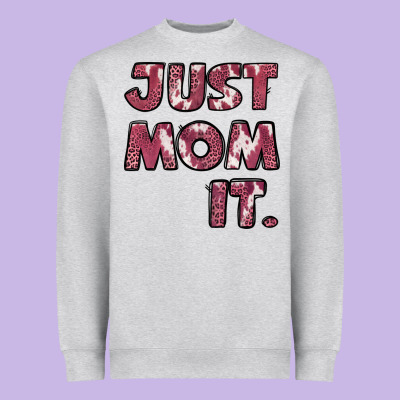 Just Mom It Pink Heavyweight Sweatshirt Designed By Jasminsmagicworld