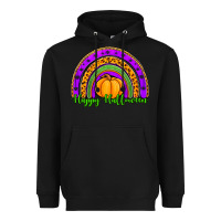 Black happy halloween rainbow Heavyweight Hoodie - Jasminsmagicworld